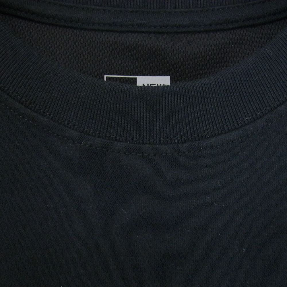 Yohji Yamamoto ヨウジヤマモト HZ-T93-280-1 × NEW ERA ニューエラ OVERSIZED PERFORMANCE TEE オーバーサイズド パフォーマンス ロゴパッチ Tシャツ ブラック ブラック系 4【美品】【中古】