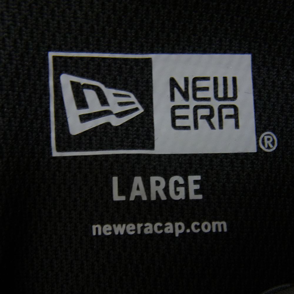 Yohji Yamamoto ヨウジヤマモト HZ-T93-280-1 × NEW ERA ニューエラ OVERSIZED PERFORMANCE TEE オーバーサイズド パフォーマンス ロゴパッチ Tシャツ ブラック ブラック系 4【美品】【中古】