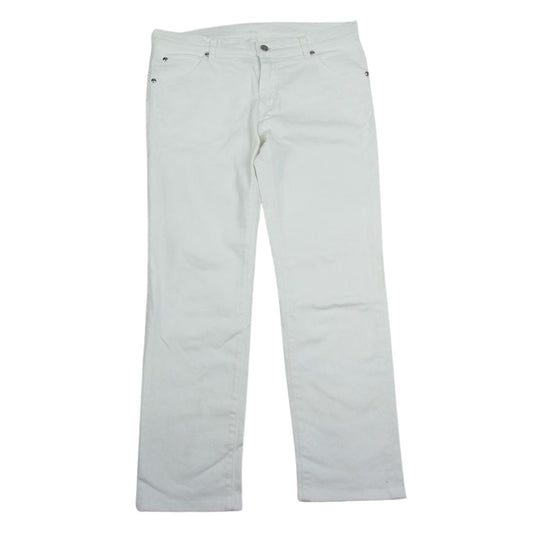 1piu1uguale3 ウノピュウノウグァーレトレ MRP078　 9TAPERED ストレッチ テーパード デニム パンツ ホワイト系 6【中古】