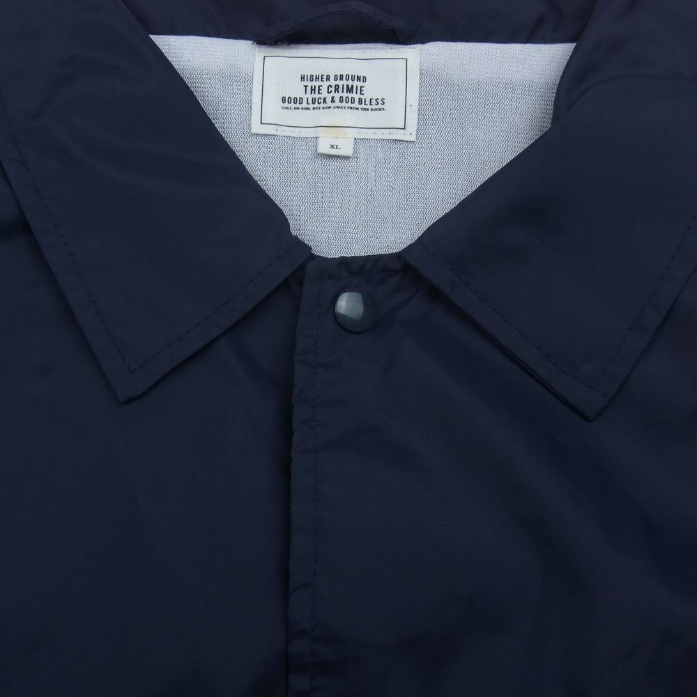 CRIMIE クライミー ナイロン コーチジャケット ネイビー系 XL【中古】