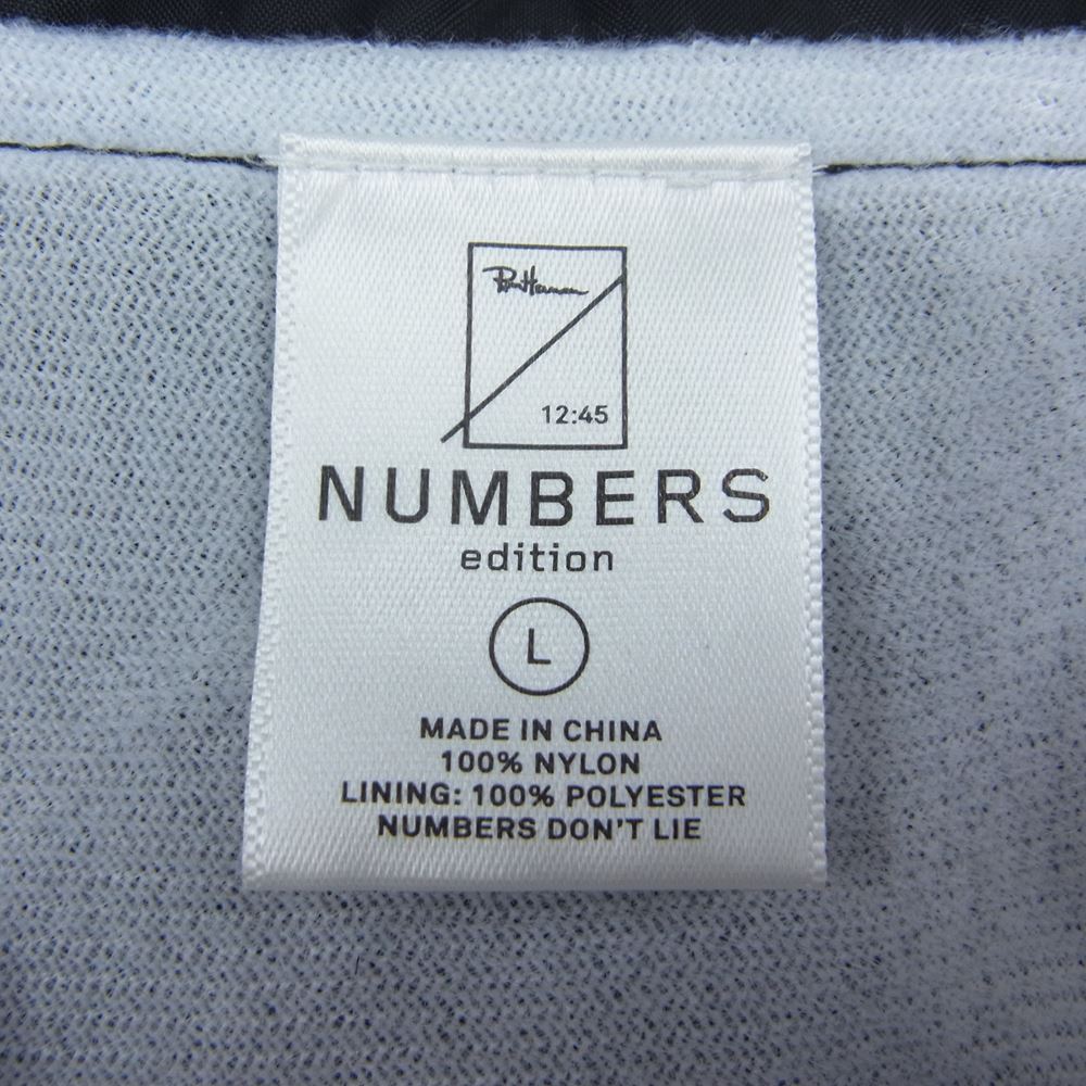 Ron Herman ロンハーマン Numbers別注 ナンバーズ ナイロン コーチジャケット ブラック系 L【中古】