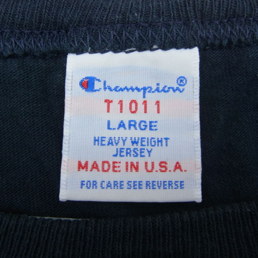 Champion チャンピオン × Ron Herman ロンハーマン RHC CALIFORNIA カルフォルニア Tシャツ ネイビー系 L【中古】