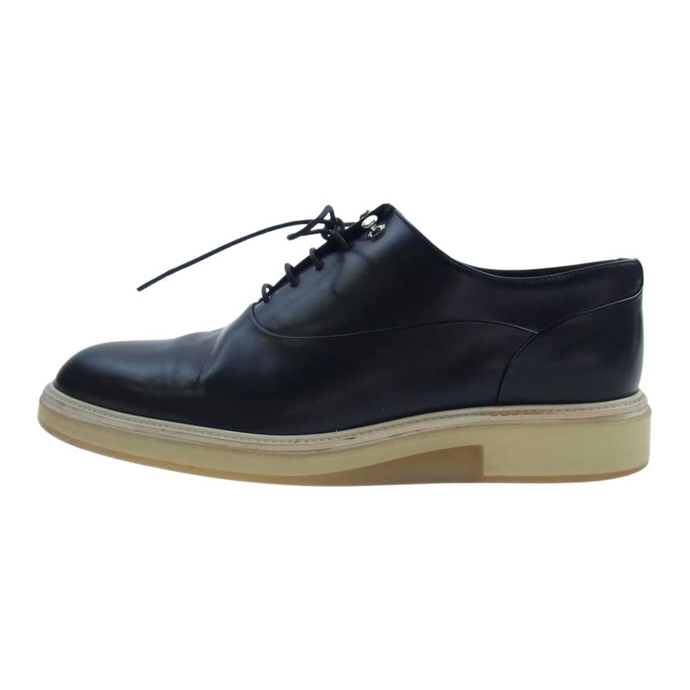 Dior ディオール 13HBM レースアップ ラバーソール クリアソール レザー シューズ  ブラック系 40【中古】
