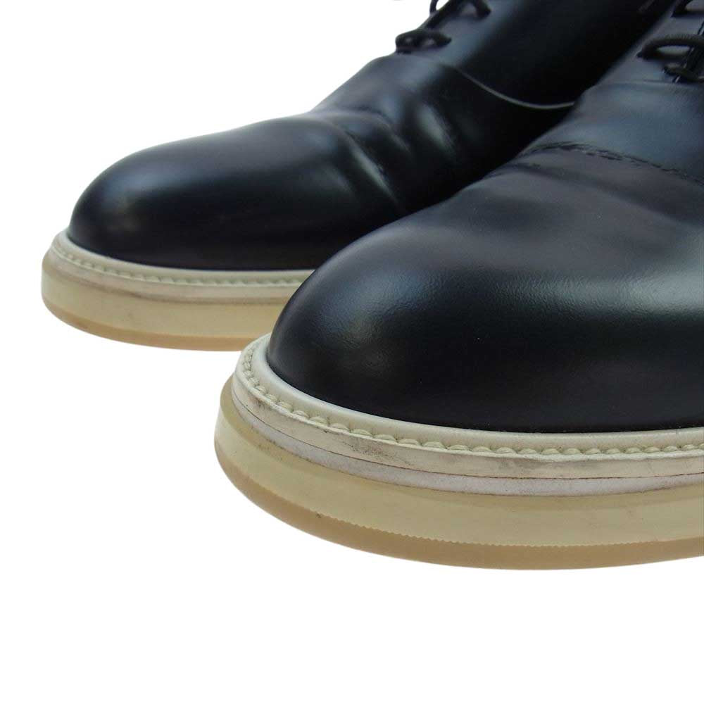 Dior ディオール 13HBM レースアップ ラバーソール クリアソール レザー シューズ  ブラック系 40【中古】