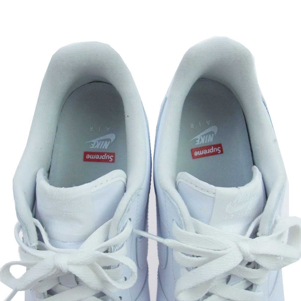Supreme シュプリーム CU9225-100 Nike AIR FORCE 1 LOW AF1 ナイキ エアフォースワン ロー スニーカー ホワイト系 28.5cm【中古】
