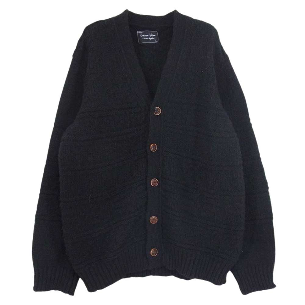 NUMBER(N)INE ナンバーナイン 03AW カート期 宮下貴裕 本人期 ウッドボタン カーディガン ブラック系 3【中古】
