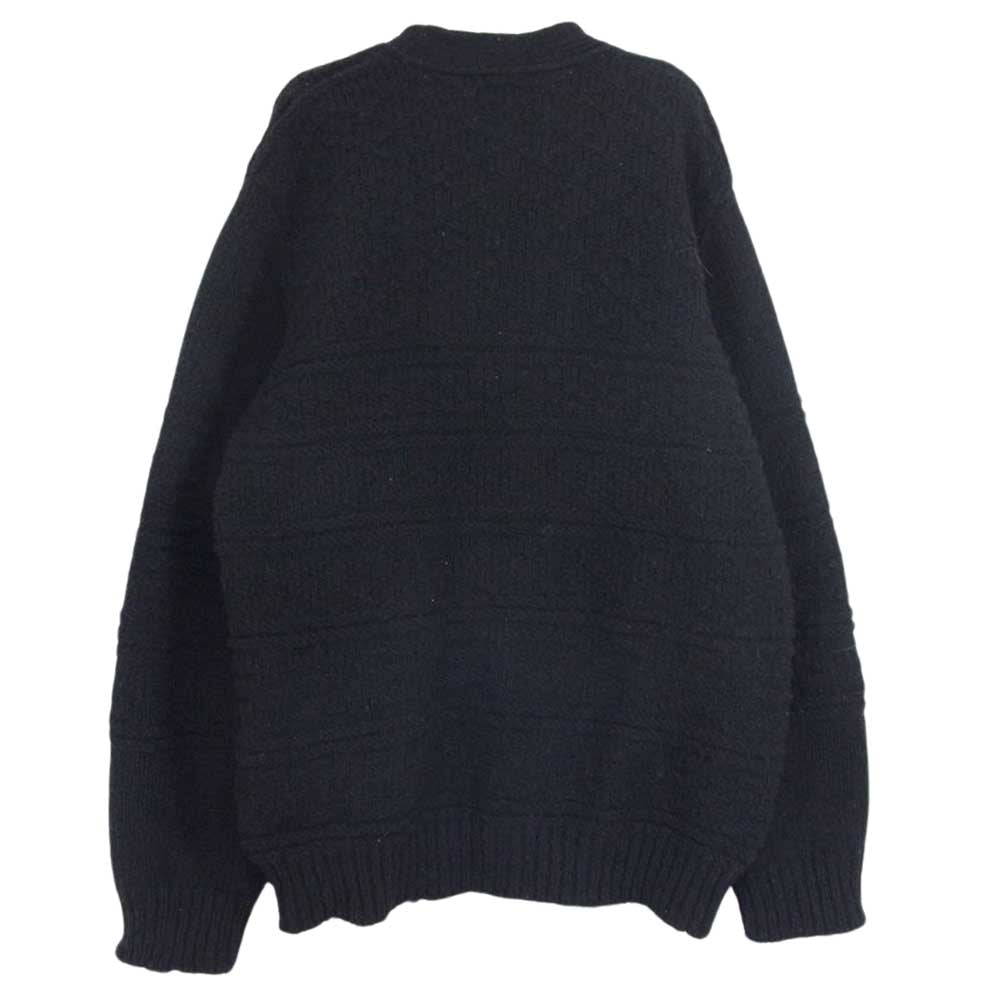 NUMBER(N)INE ナンバーナイン 03AW カート期 宮下貴裕 本人期 ウッドボタン カーディガン ブラック系 3【中古】