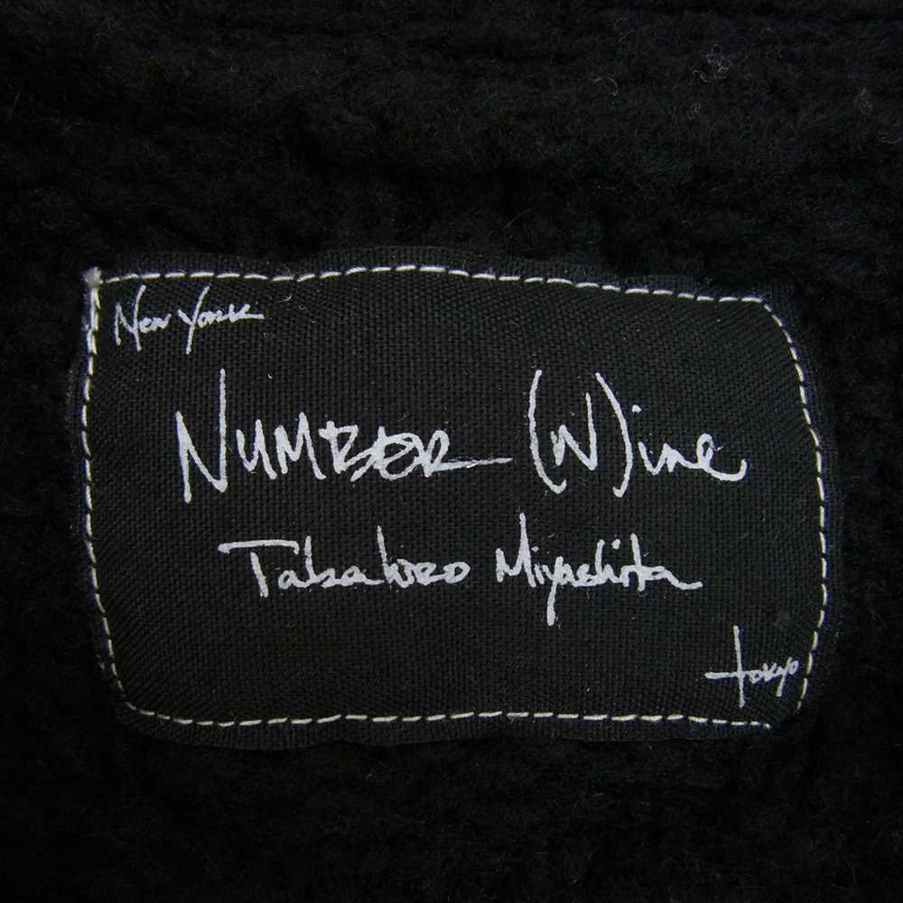 NUMBER(N)INE ナンバーナイン 03AW カート期 宮下貴裕 本人期 ウッドボタン カーディガン ブラック系 3【中古】
