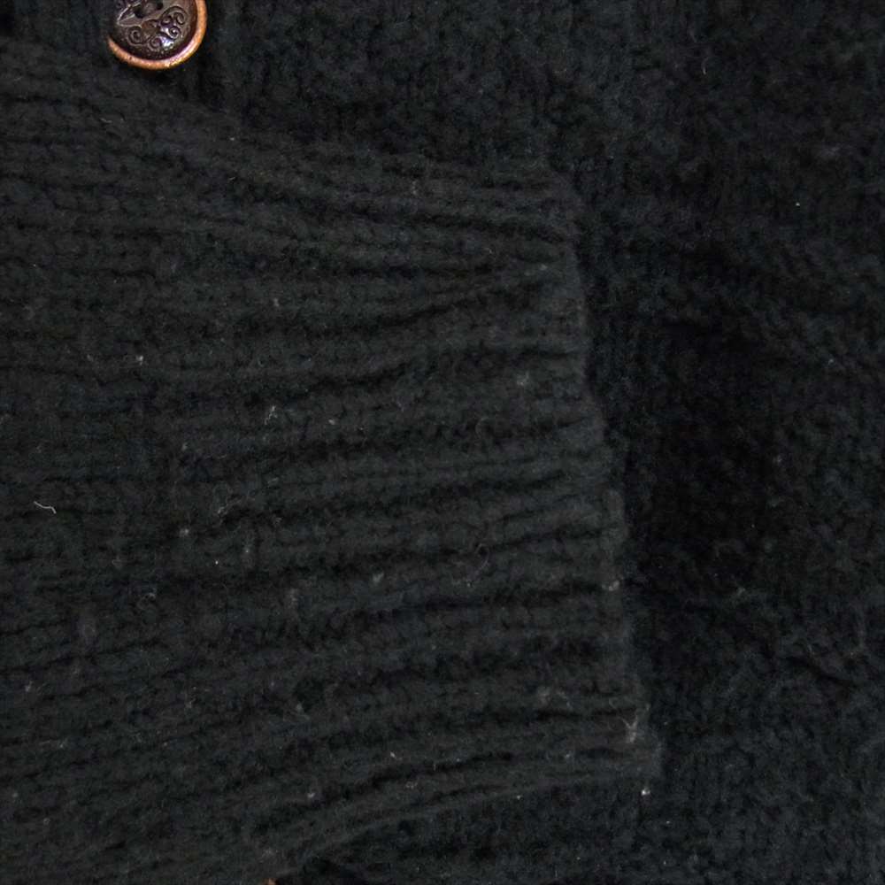 NUMBER(N)INE ナンバーナイン 03AW カート期 宮下貴裕 本人期 ウッドボタン カーディガン ブラック系 3【中古】