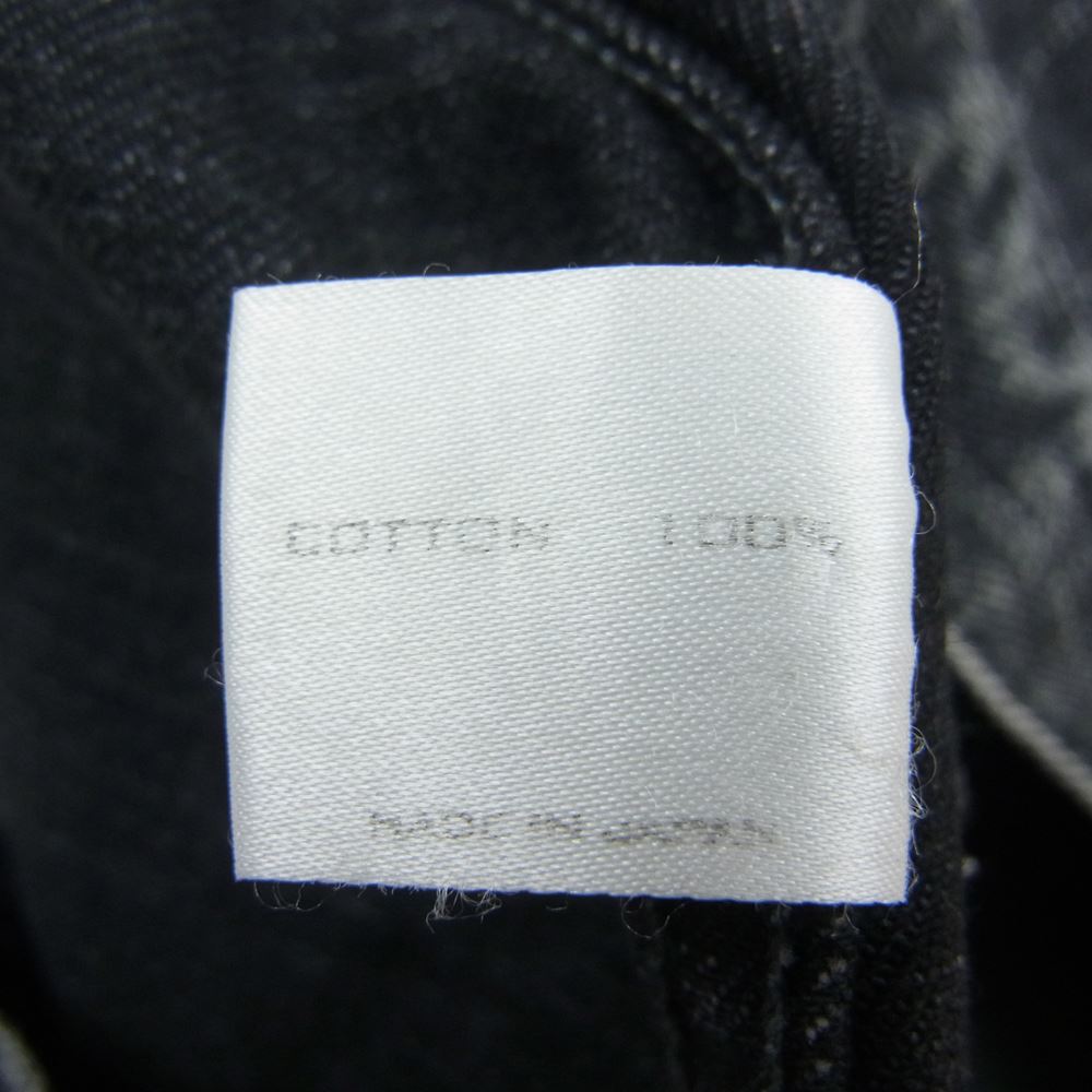 NUMBER(N)INE ナンバーナイン 04SS S04-NJ038 DREAM BABY DREAM期 宮下貴裕 本人期 袖着脱可能 アームホールファスナー 2WAY デニムジャケット デニムベスト ブラック系 3【中古】