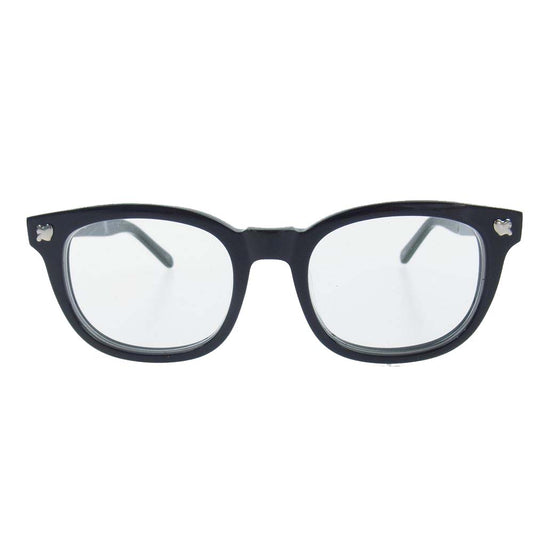 NUMBER(N)INE ナンバーナイン × 泰八郎謹製 度入り メガネ アイウェア ブラック系【中古】