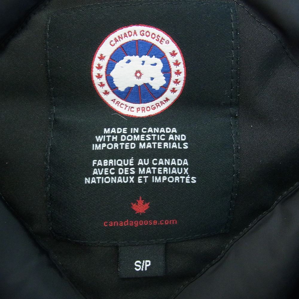 CANADA GOOSE カナダグース 3438JM JASPER PARKA ジャスパー パーカー ダウンジャケット ブラック系 S【中古】