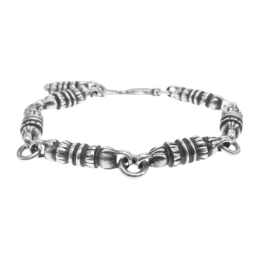 CHROME HEARTS クロムハーツ（原本無） BARREL バレルリンク ブレスレット 7リンク シルバー系【中古】