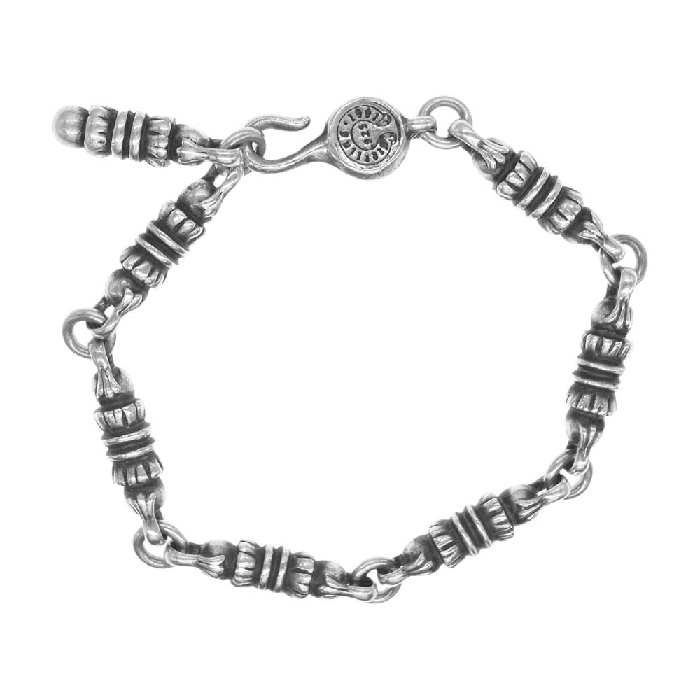 CHROME HEARTS クロムハーツ（原本無） BARREL バレルリンク ブレスレット 7リンク シルバー系【中古】