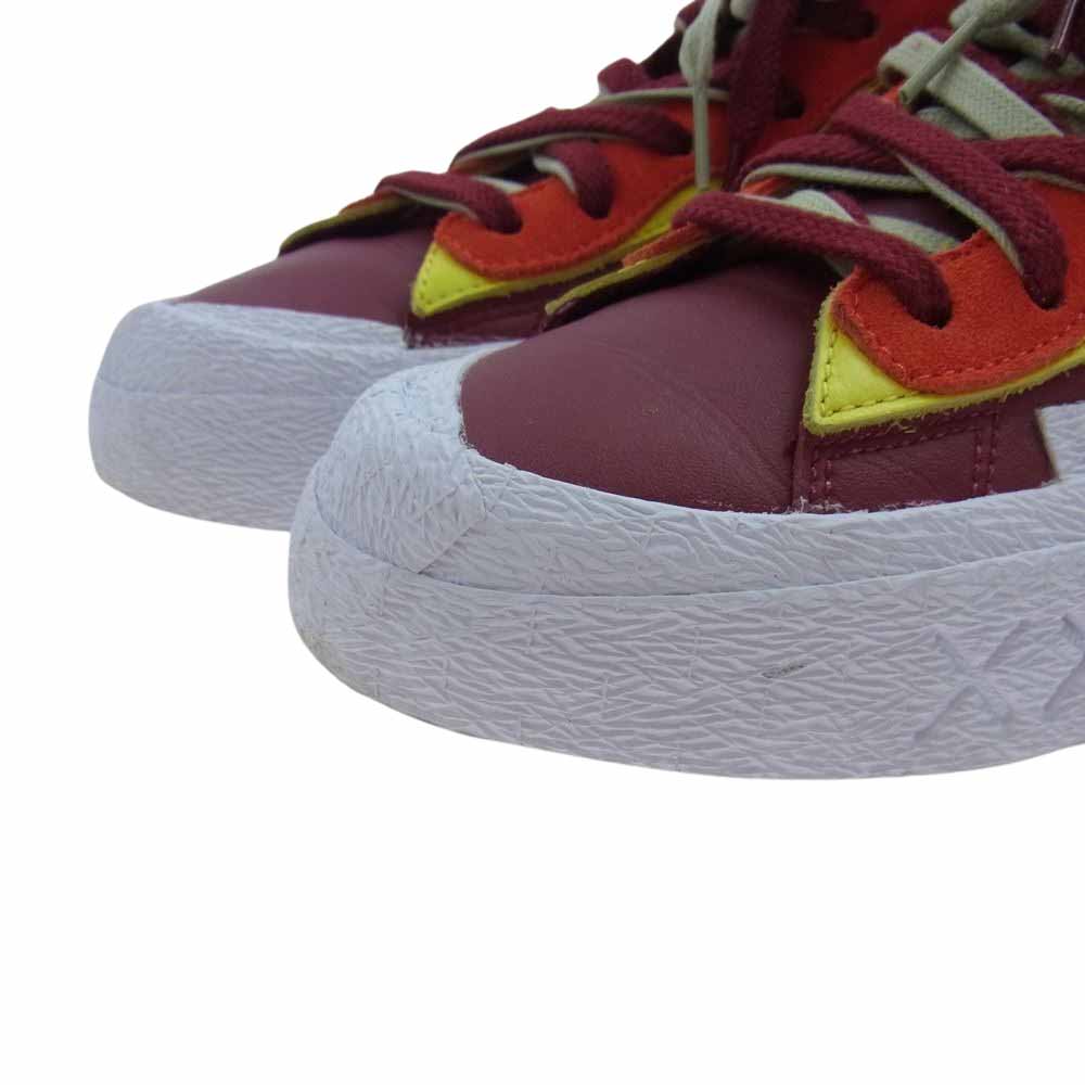 NIKE ナイキ DM7901-600 × KAWS カウズ × SACAI サカイ Blazer Low Team Red ブレーザー ロー チームレッド スニーカー チームレッド  27.5cm【中古】