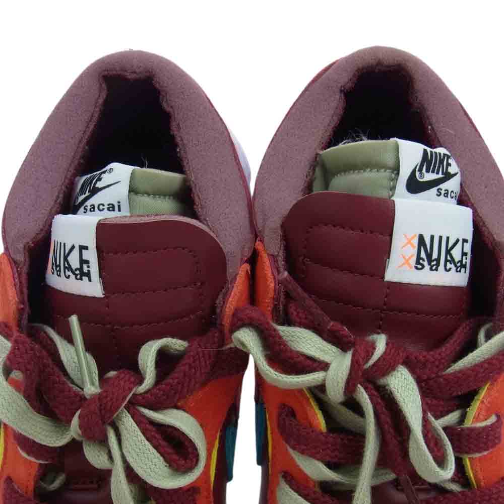 NIKE ナイキ DM7901-600 × KAWS カウズ × SACAI サカイ Blazer Low Team Red ブレーザー ロー チームレッド スニーカー チームレッド  27.5cm【中古】