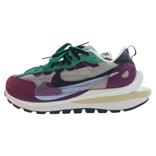 NIKE ナイキ DD3035-200 × sacai サカイ Vapor Waffle String/Red/Green ヴェイパー ワッフル ストリング グリーン スニーカー  STRING/BLACK-VILLAIN RED-NEPTUNE GREEN 27.5cm【中古】
