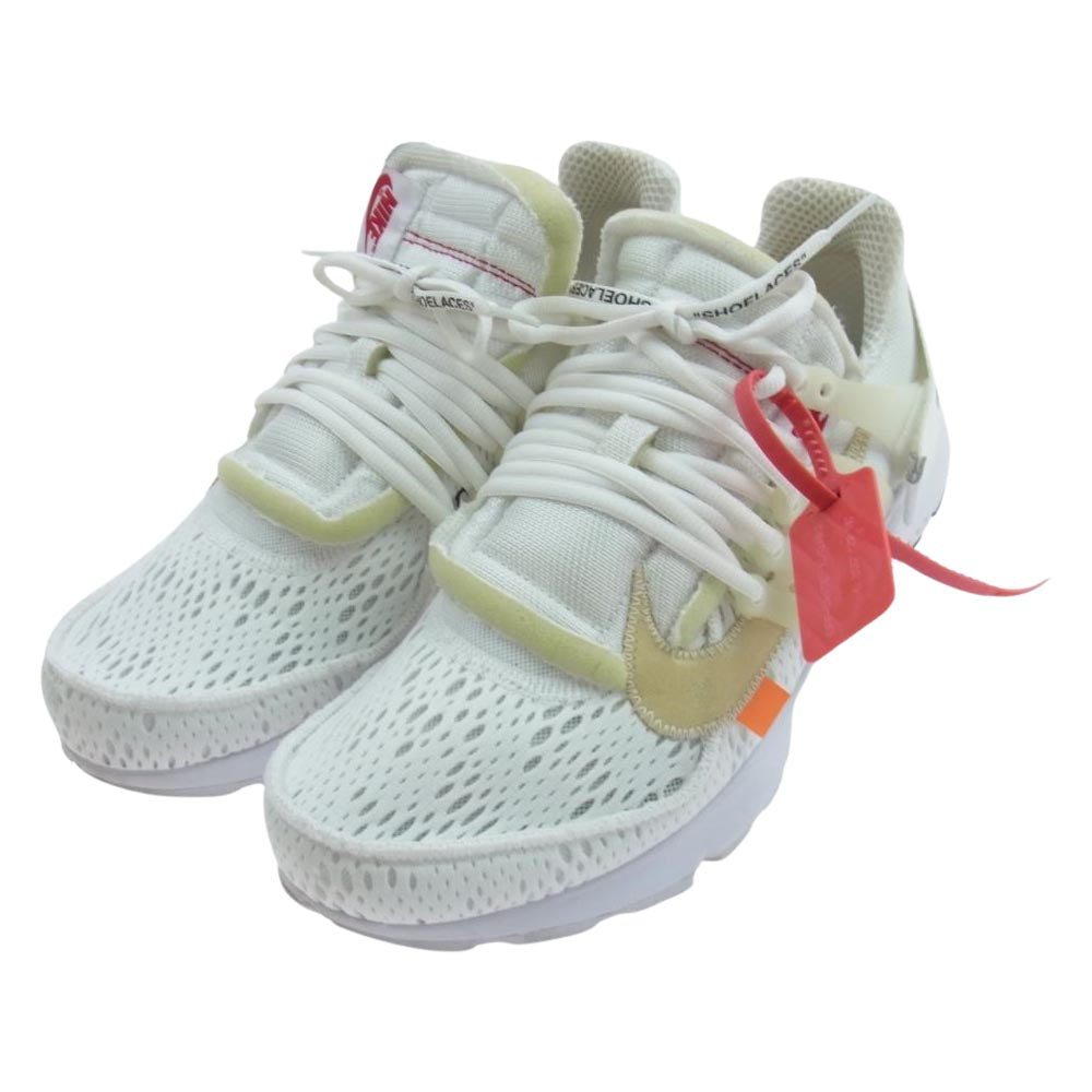 NIKE ナイキ AA3830-100 × OFF-WHITE オフホワイト Air Presto White エアプレスト ホワイト THE TEN 10 ザテン スニーカー ホワイト系 28cm【中古】