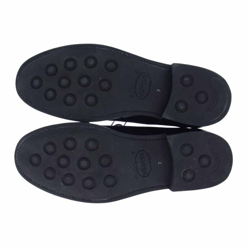レイマー Bell ベル シボレザー ストレートチップ ヴィブラムソール シューズ ブラック系 7【中古】
