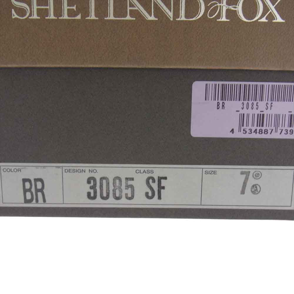 シェットランドフォックス  3085 ブリストル レザー Uチップ シューズ ブラウン系 7【中古】