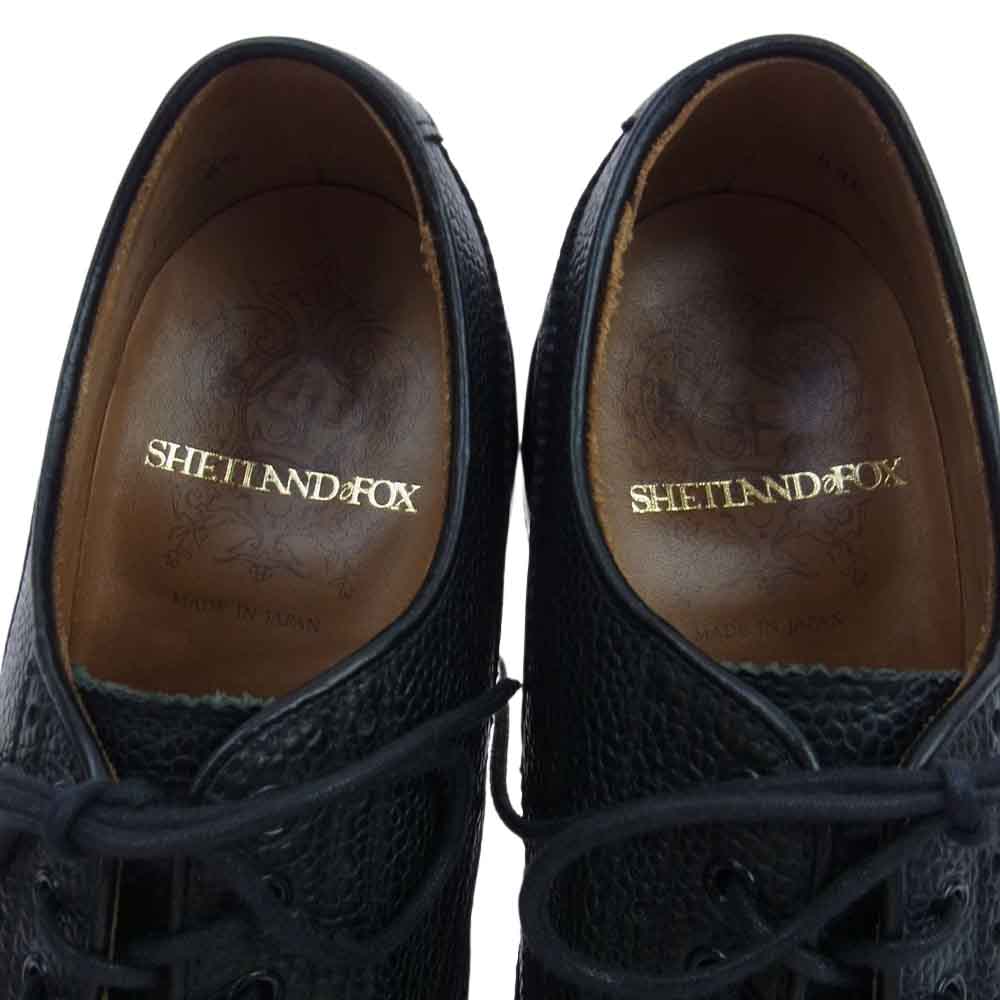 シェットランドフォックス／SHETLANDFOX シューズ ビジネスシューズ 靴 ビジネス メンズ 男性 男性用レザー 革 本革 ブラック 黒  051F HAMPTON ハンプトン リッジウェイソール グッドイヤーウェルト製法