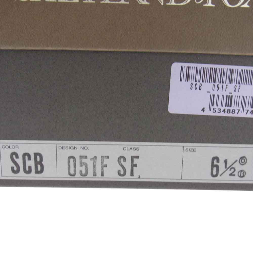 シェットランドフォックス  051F ハンプトン リッジウェイソール シューズ ブラック系 6.5【中古】