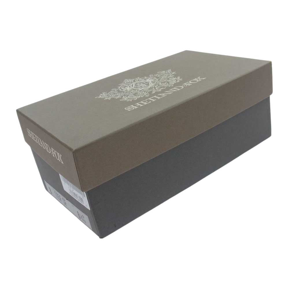 シェットランドフォックス  115F ハンプトン メダリオン シューズ ブラック系 6.5【美品】【中古】