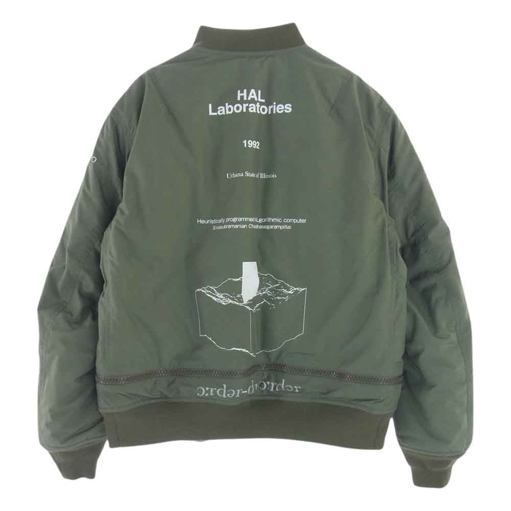 UNDERCOVER アンダーカバー 18AW UCV4202-4 リバーシブル MA-1 ブルゾン ジャケット カーキ系 ブラウン系 1【中古】