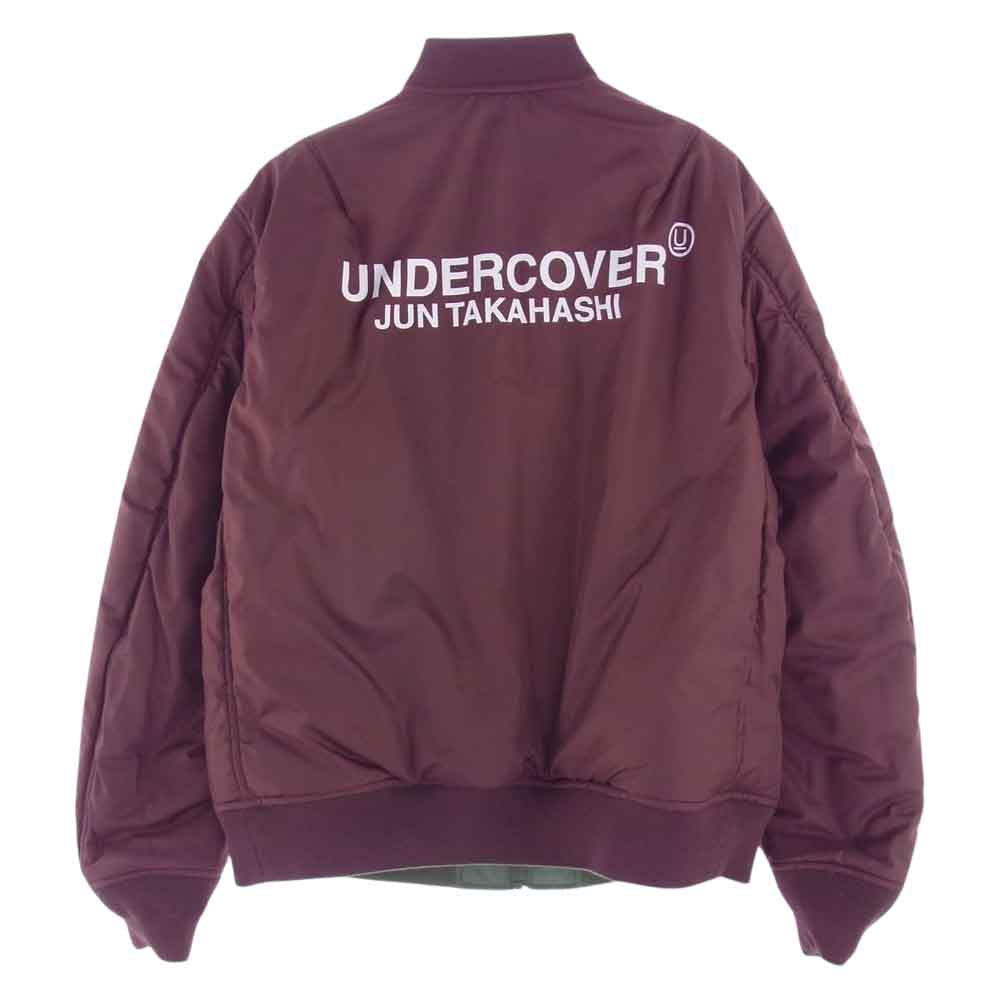 UNDERCOVER アンダーカバー 18AW UCV4202-4 リバーシブル MA-1 ブルゾン ジャケット カーキ系 ブラウン系 1【中古】