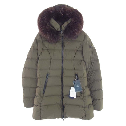 TATRAS タトラス LTA7SH4492 国内正規品 SHIPS別注 CERAMICA ダウン コート ジャケット カーキ系 03【美品】【中古】