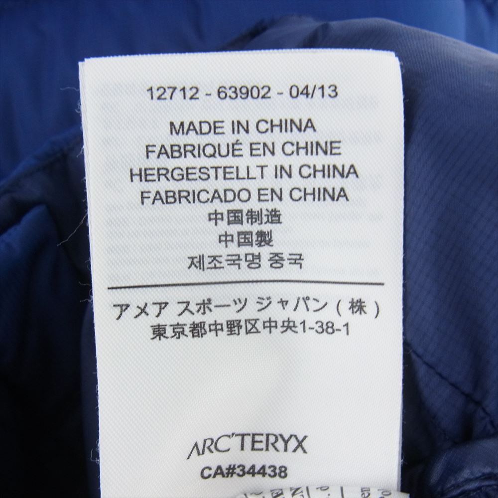 ARC'TERYX アークテリクス CERIUM LT Hoody ダウン ジャケット ブルー系 ブルー系 サイズ表記無【中古】