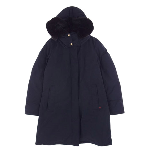 WOOLRICH ウールリッチ WWOU0425 トゥモローランド別注 ボウブリッジ ダウン コート ジャケット ネイビー系 S【中古】