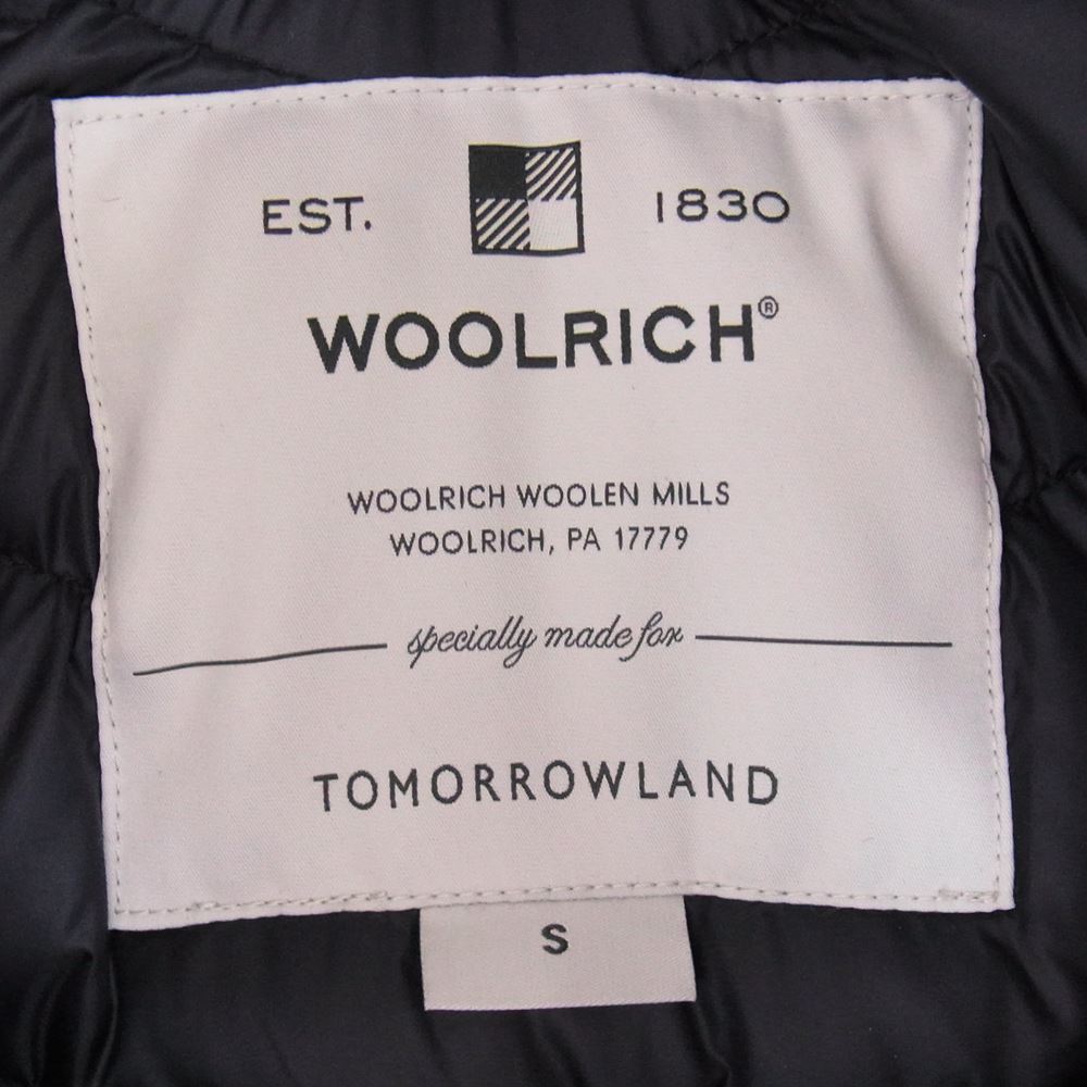 WOOLRICH ウールリッチ WWOU0425 トゥモローランド別注 ボウブリッジ ダウン コート ジャケット ネイビー系 S【中古】