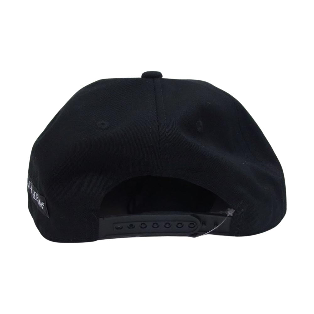 キャプテンズヘルム. CH23-SS-C07 INITIAL-C CAP 6パネル ベースボール キャップ ブラック系 F【美品】【中古】