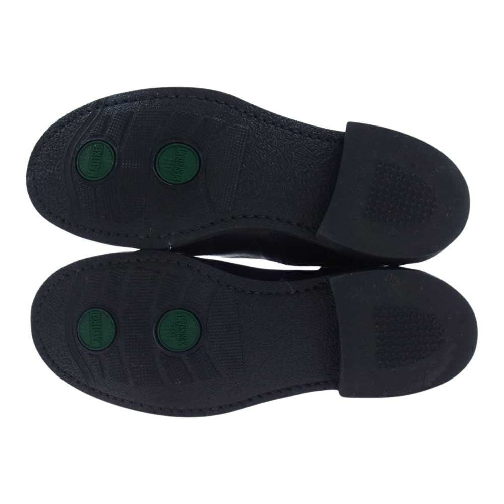 HYSTERIC GLAMOUR ヒステリックグラマー 81584-01 Vibramソール サイドゴア レザー ブーツ ブラック系 7.5E【中古】