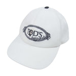TOD’S トッズ ロゴ刺繍 キャップ 帽子  ホワイト系 ONE　SIZE【中古】