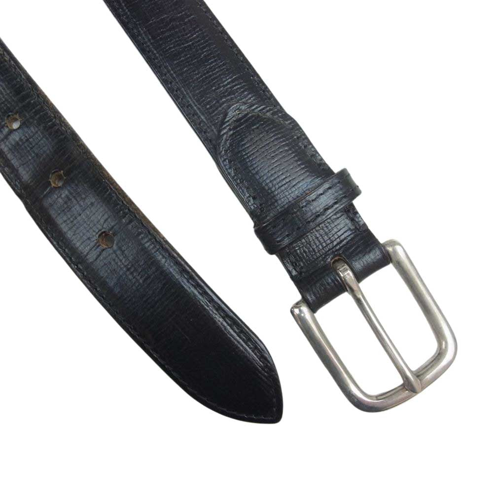 WHITE HOUSE COX ホワイトハウスコックス B.2331 レザー ベルト ブラック系 28/70【中古】