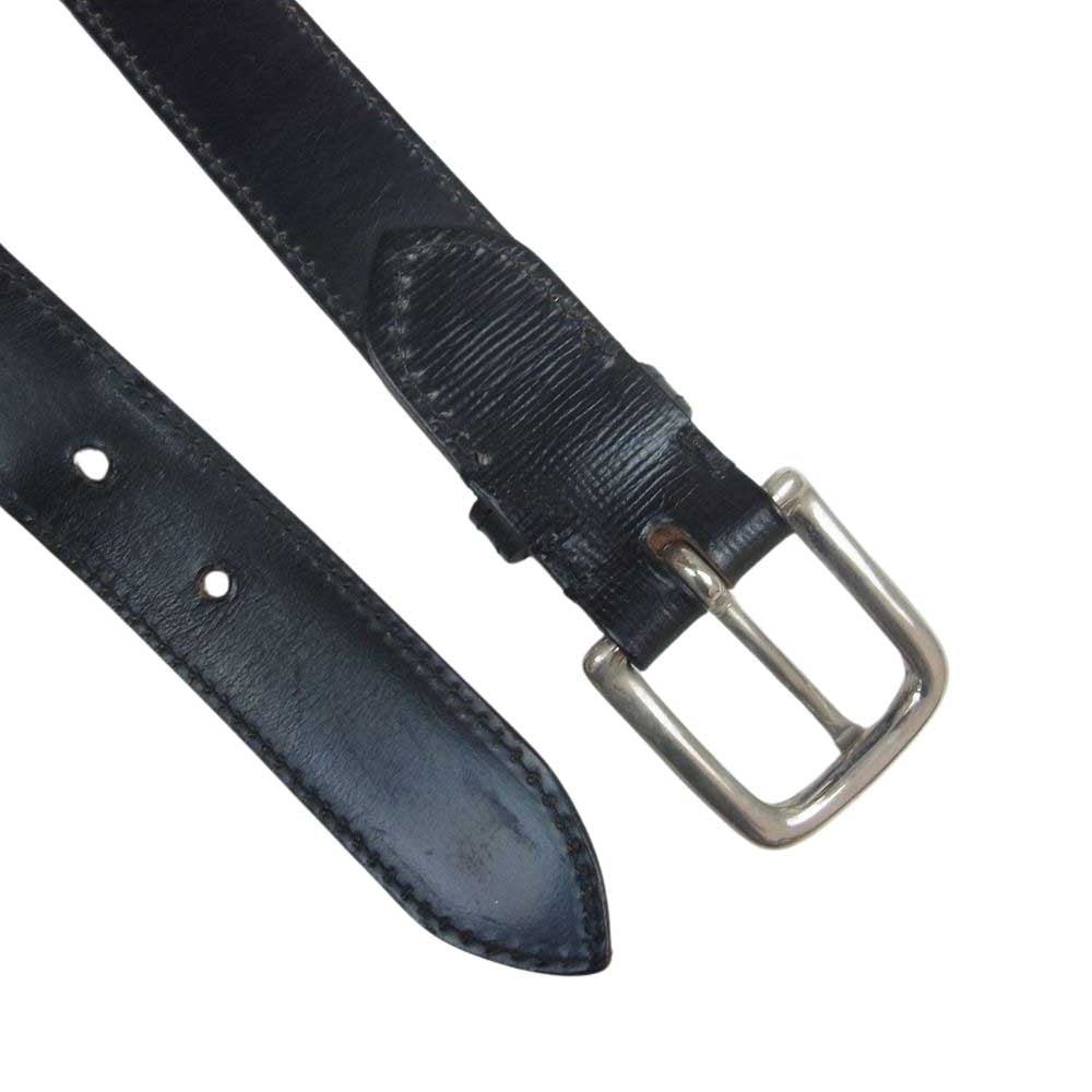 WHITE HOUSE COX ホワイトハウスコックス B.2331 レザー ベルト ブラック系 28/70【中古】