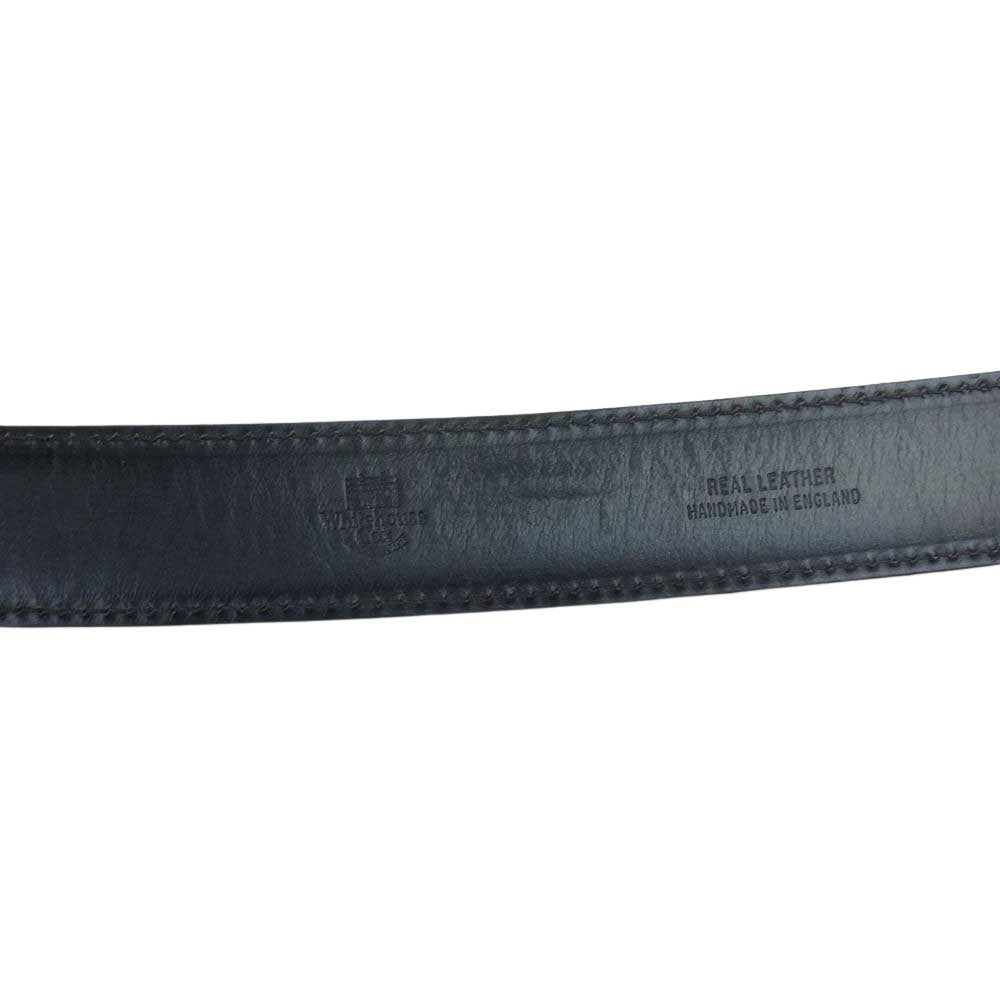 WHITE HOUSE COX ホワイトハウスコックス B.2331 レザー ベルト ブラック系 28/70【中古】