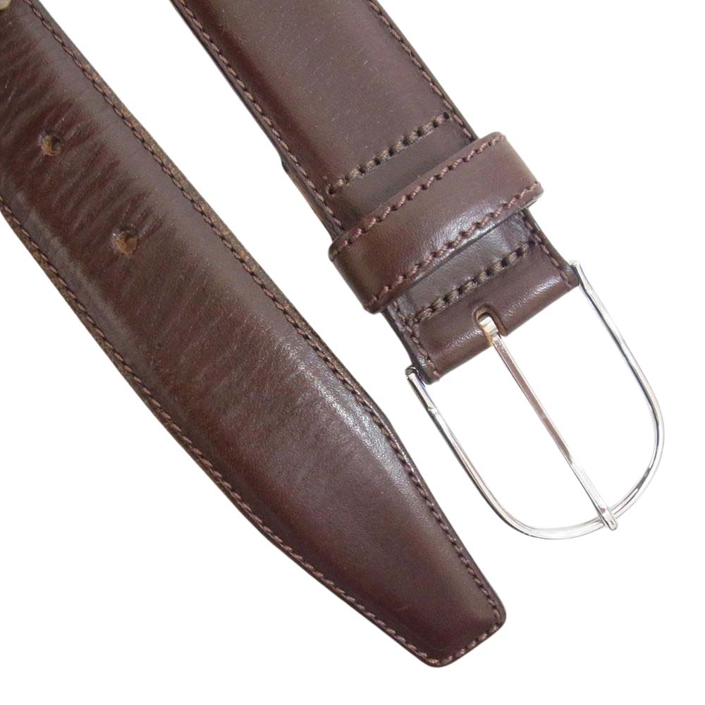 Ettinger エッティンガー レザー ベルト ブラウン系【中古】