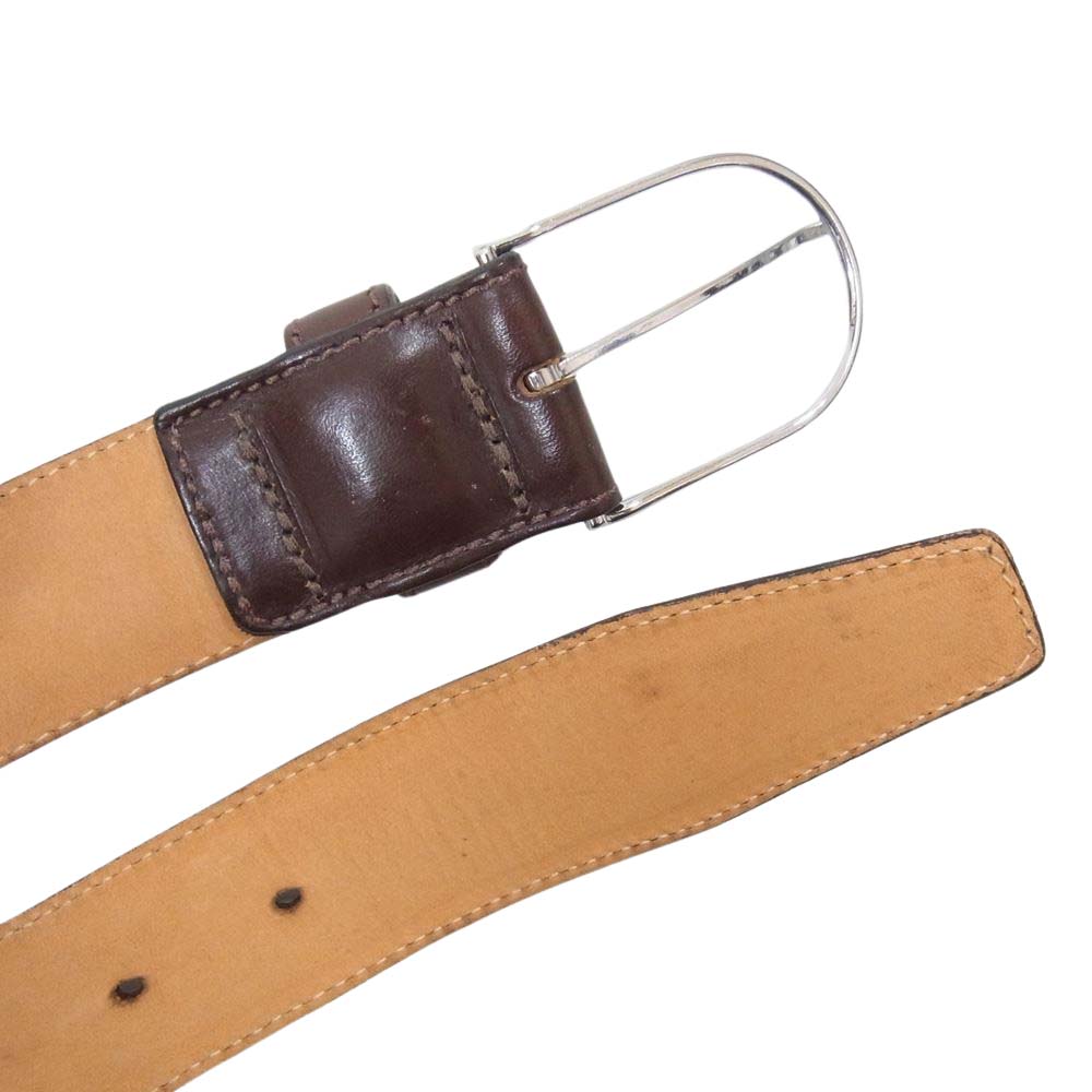 Ettinger エッティンガー レザー ベルト ブラウン系【中古】