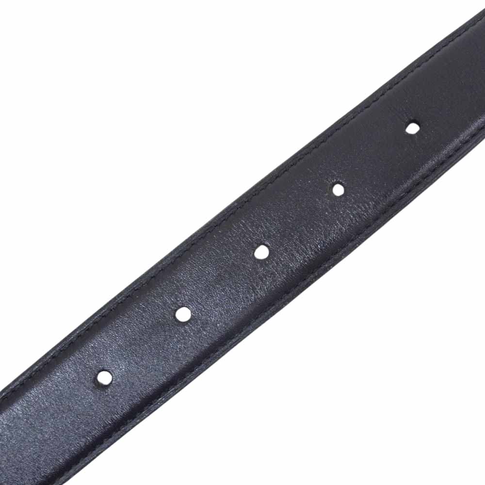 CARTIER カルティエ マストライン ゴールドバックル レザー ベルト ブラック系【中古】