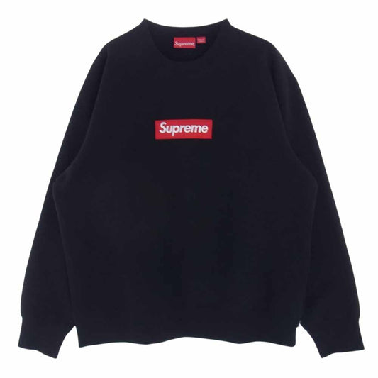 Supreme シュプリーム 22AW Box Logo Crewneck ボックスロゴ クルーネック スウェット ブラック系 L【中古】