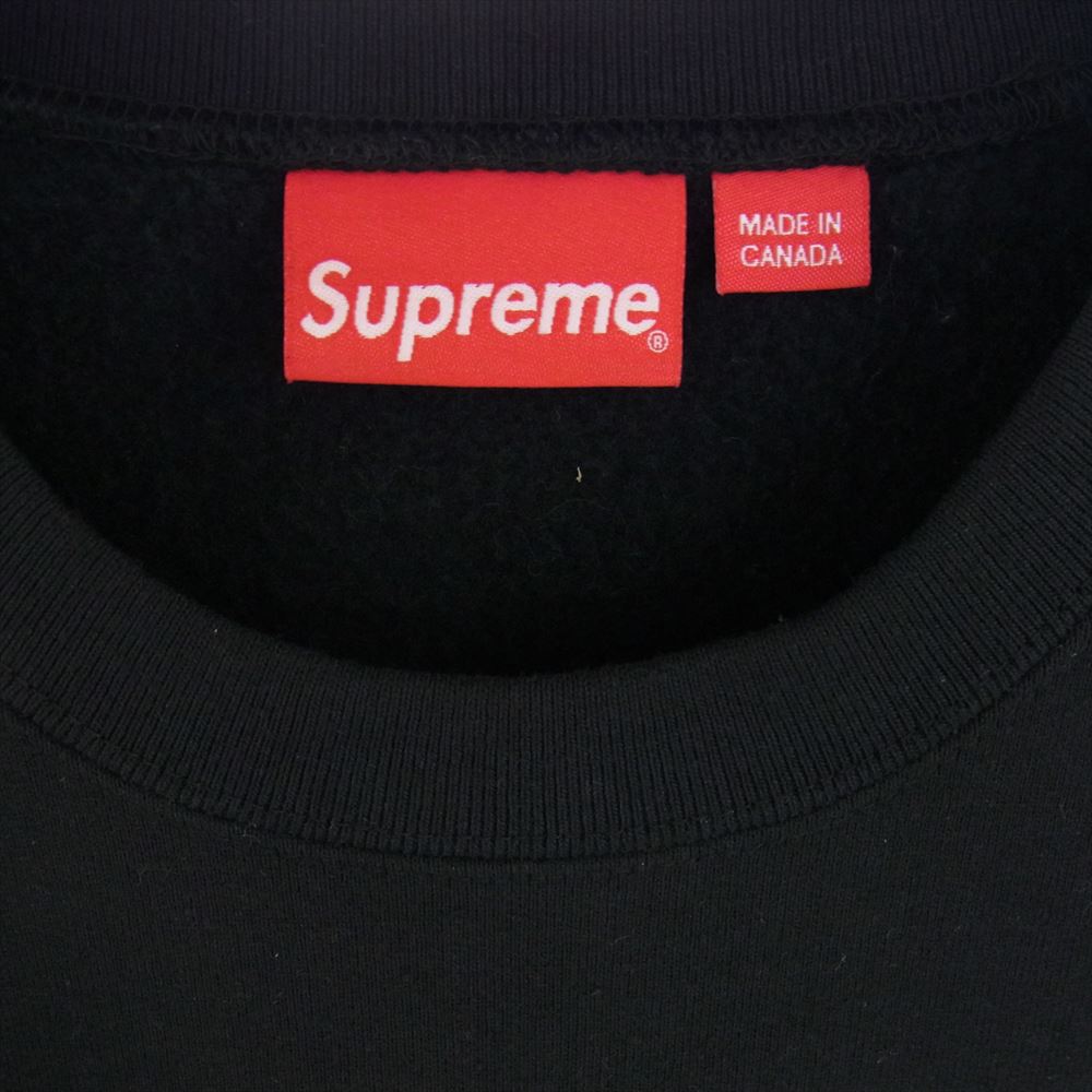 Supreme シュプリーム 22AW Box Logo Crewneck ボックスロゴ クルーネック スウェット ブラック系 L【中古】