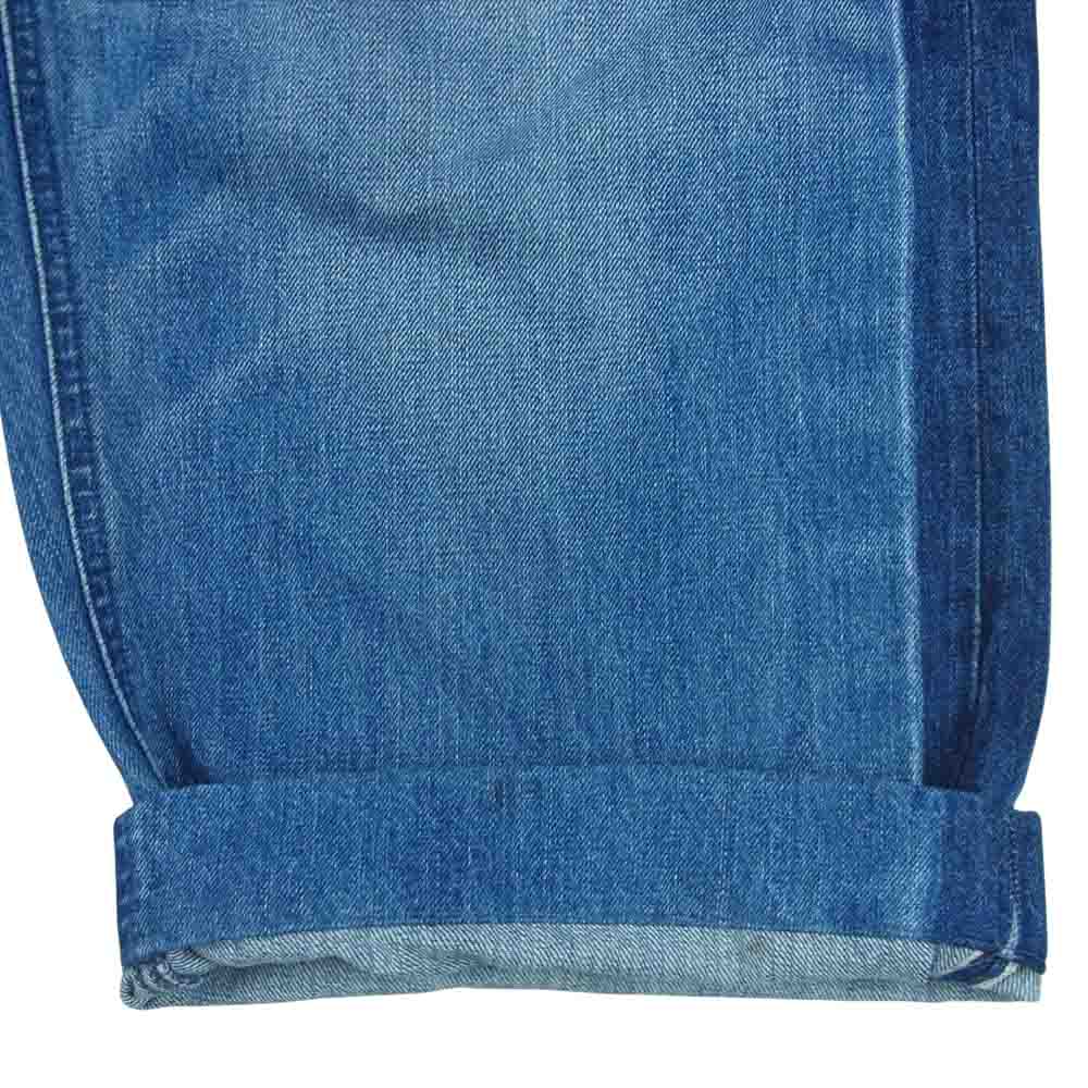 BRU NA BOINNE ブルーナボイン March Denim マーチ デニム ワイド パンツ コットン 日本製 インディゴブルー系 3【中古】