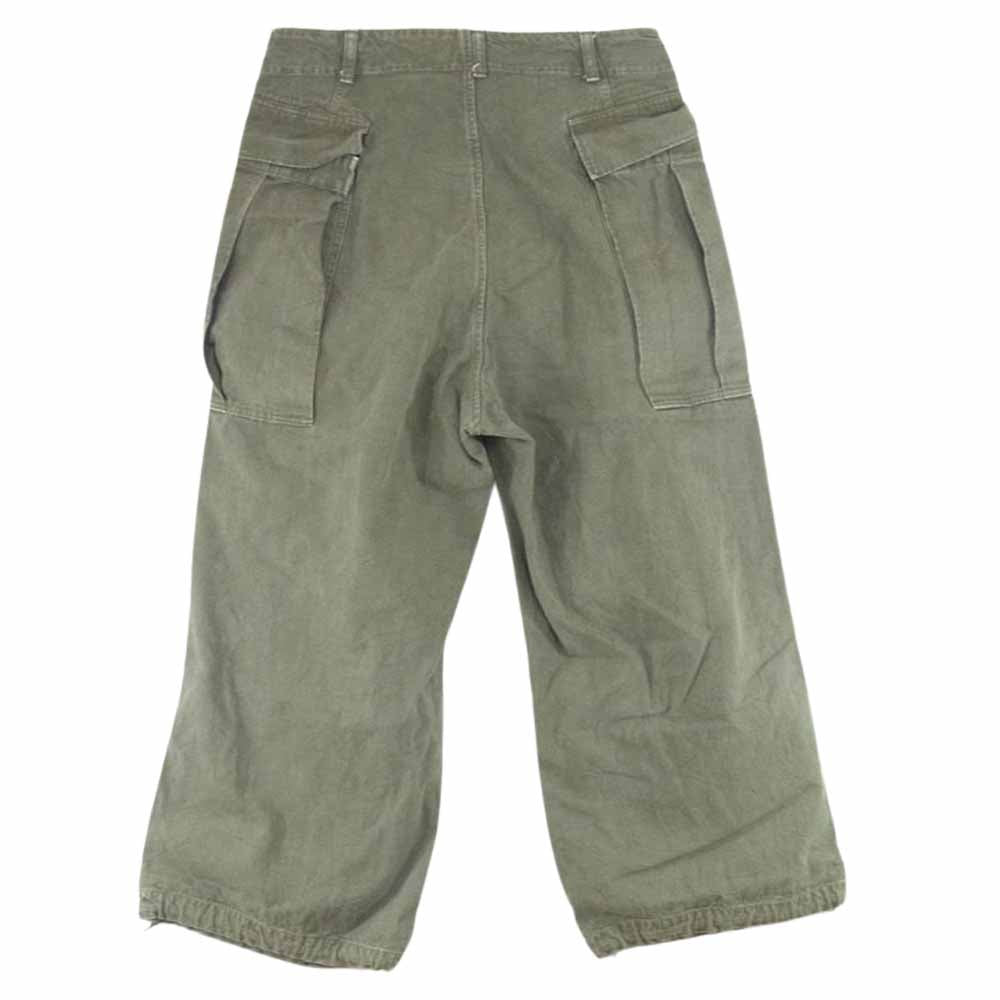 ヘリル 22AW 22-030-HL-8020-3 Duck Cargopants ダック カーゴ パンツ オリーブドラブ カーキ系 2【中古】