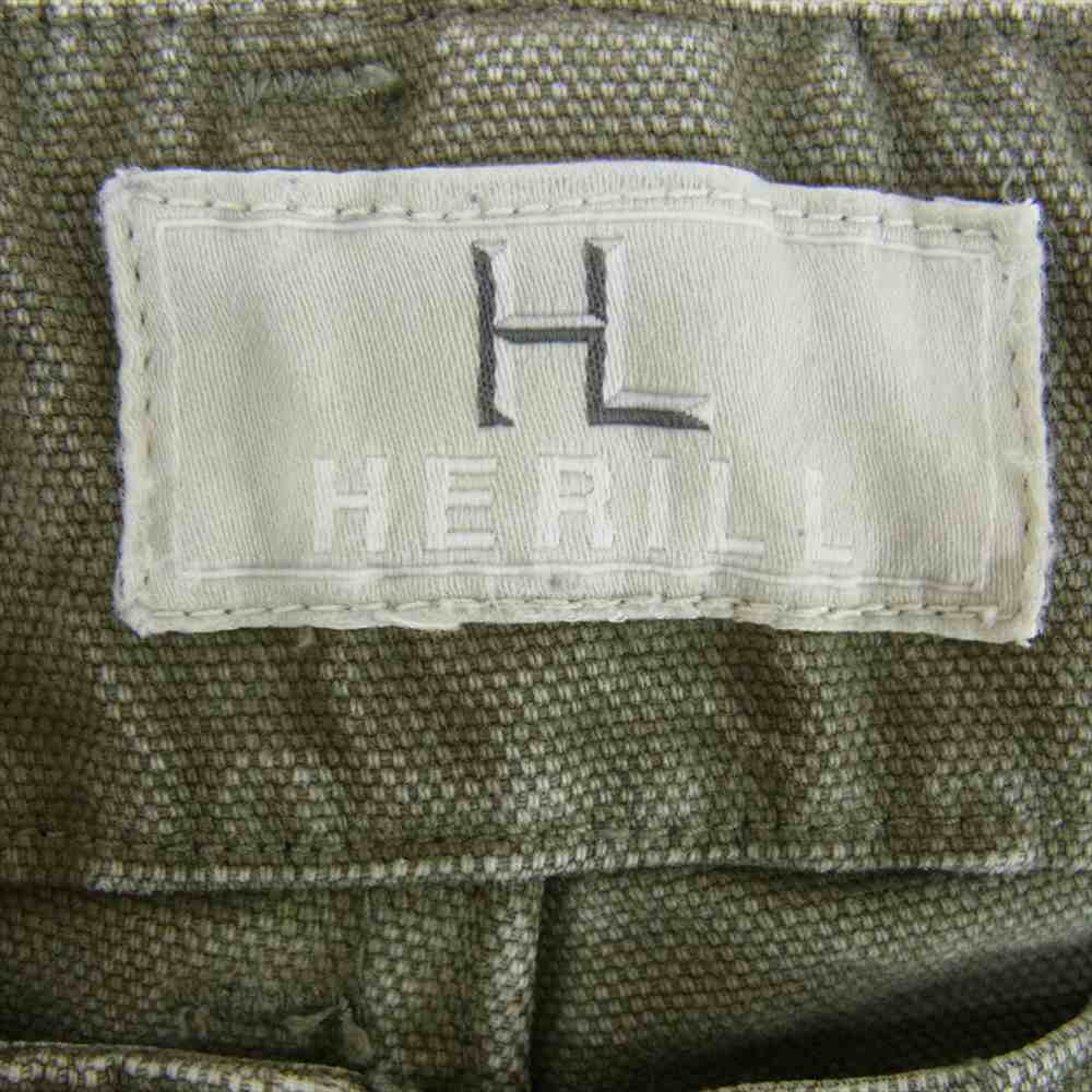 ヘリル 22AW 22-030-HL-8020-3 Duck Cargopants ダック カーゴ パンツ オリーブドラブ カーキ系 2【中古】