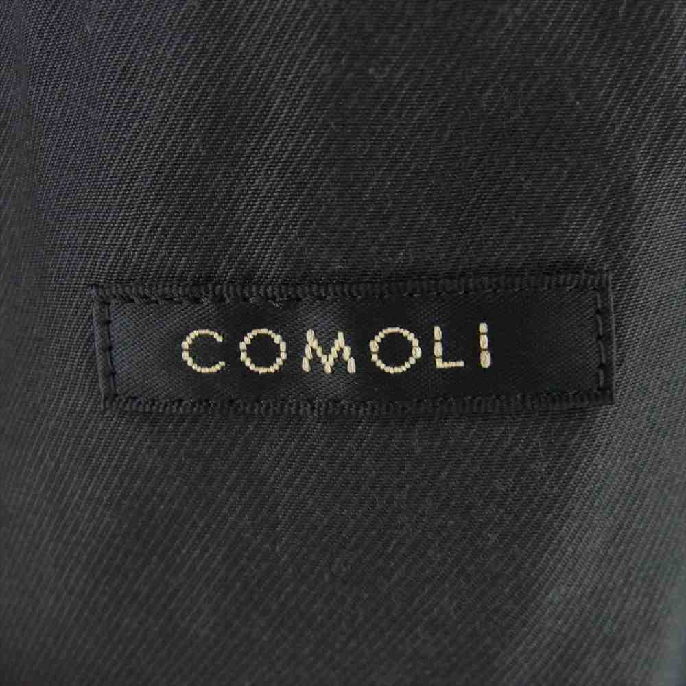 COMOLI コモリ 22SS V01-04008  WASHED TIELOCKEN COAT ウォッシュド タイロッケン コート ブラック系 2【新古品】【未使用】【中古】