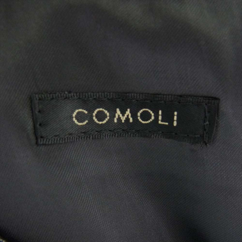 COMOLI コモリ 22AW W03-04009 LAMB LEATHER COAT ラムレザー コート  ブラック系 2【中古】