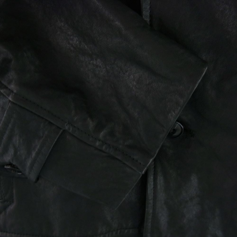 COMOLI コモリ 22AW W03-04009 LAMB LEATHER COAT ラムレザー コート